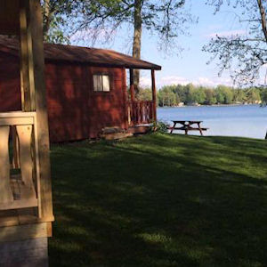 Lakeside picnic area